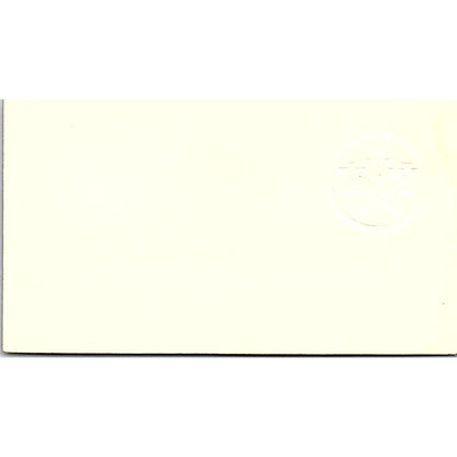 Glenn Feilner Port Authority of Houston Vintage Business Card SC9-B4