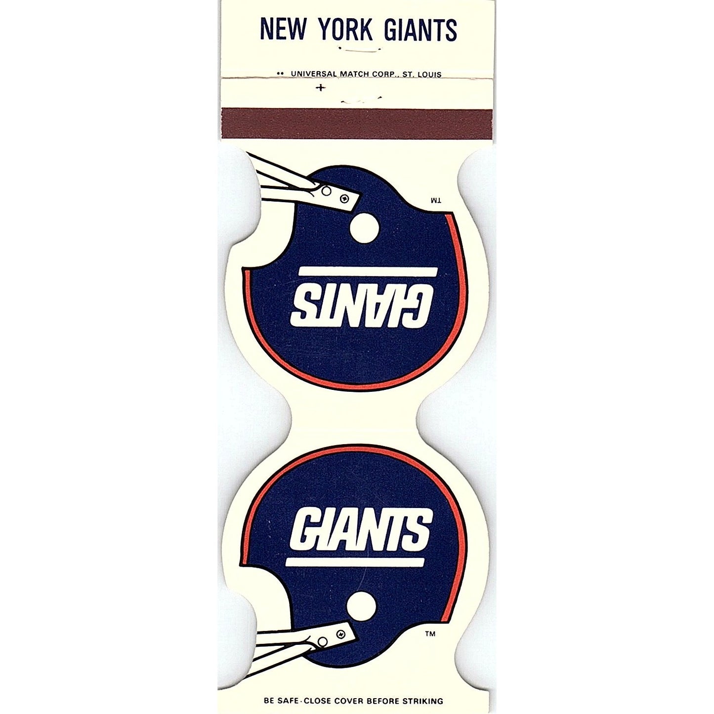 New York Giants Art Houses & Morris Pasternak Quebec Vintage Matchbook MM7-1