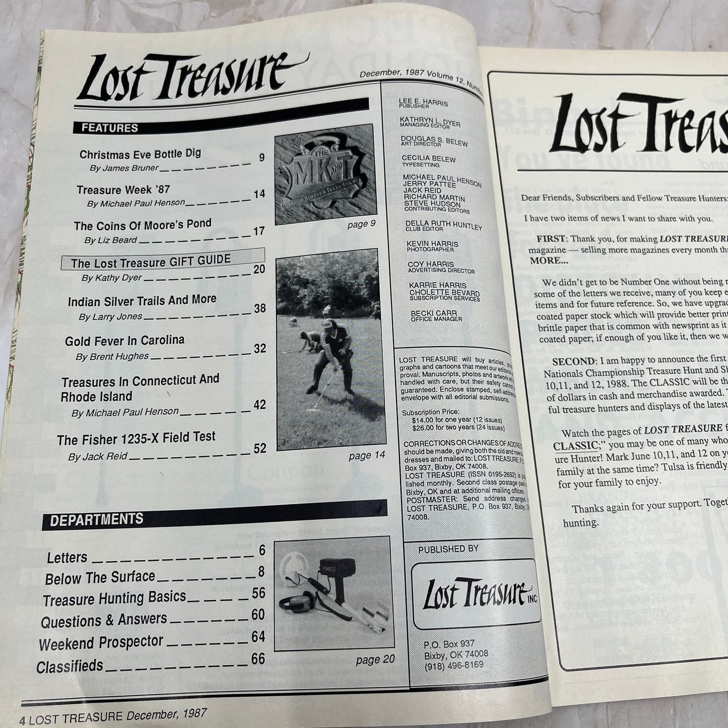 1987 Dec - Lost Treasure Magazine - Treasure Hunting Gold Prospecting M15