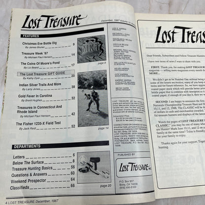 1987 Dec - Lost Treasure Magazine - Treasure Hunting Gold Prospecting M15
