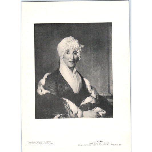 Mrs. Timothy Pickering - Stuart 1906 Victorian Art Print AB8-MA4