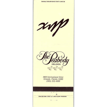 The Peabody Orlando Florida Vintage Matchbook MM4-10