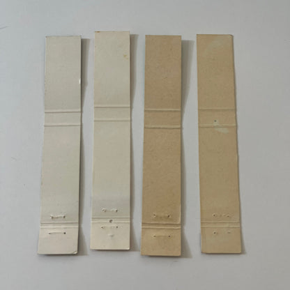 Lot of 4 Vintage TWA Airline Slim Matchcovers Vintage Matchbook TB6-MB2-9