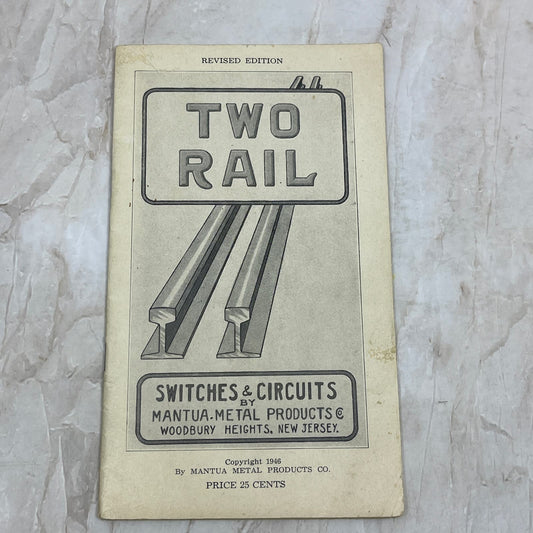 1946 Two Rail Switches & Circuits Mantua Metal Products Woodbury Heights NJ AE4