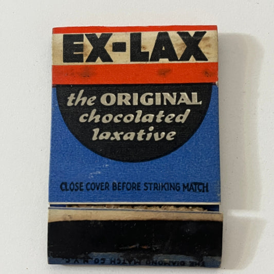 Ex-Lax - In Days of Old Knights Were Bold Cartoon Matchbook Cover TB6-MB1-1