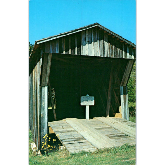 Callaway Gardens Pine Mountain Georgia Covered Bridge Postcard PC5