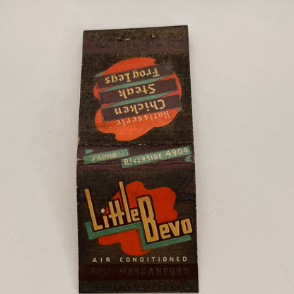 Little Bevo Restaurant Urban B Flowers Vintage Matchbook TB6-MB2-15