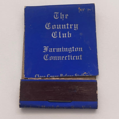 The Country Club Farmington CT Vintage Matchbook Cover TB8-MB2-4