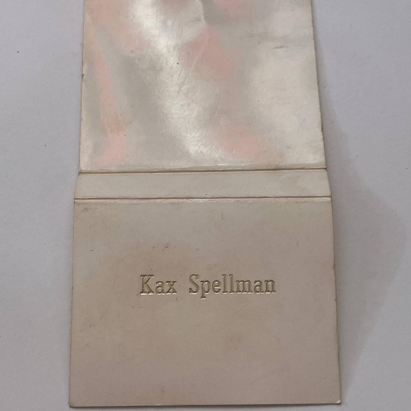 Kax Spellman Monogrammed Vintage Matchbook Cover MM2-8