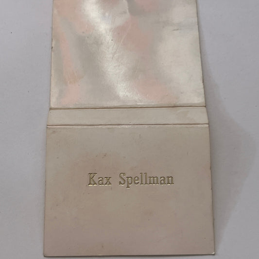 Kax Spellman Monogrammed Vintage Matchbook Cover MM2-8