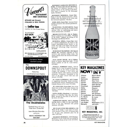 Mansion House Apartments North Fourth Street St. Louis 1971 Magazine Ad AD8-H4