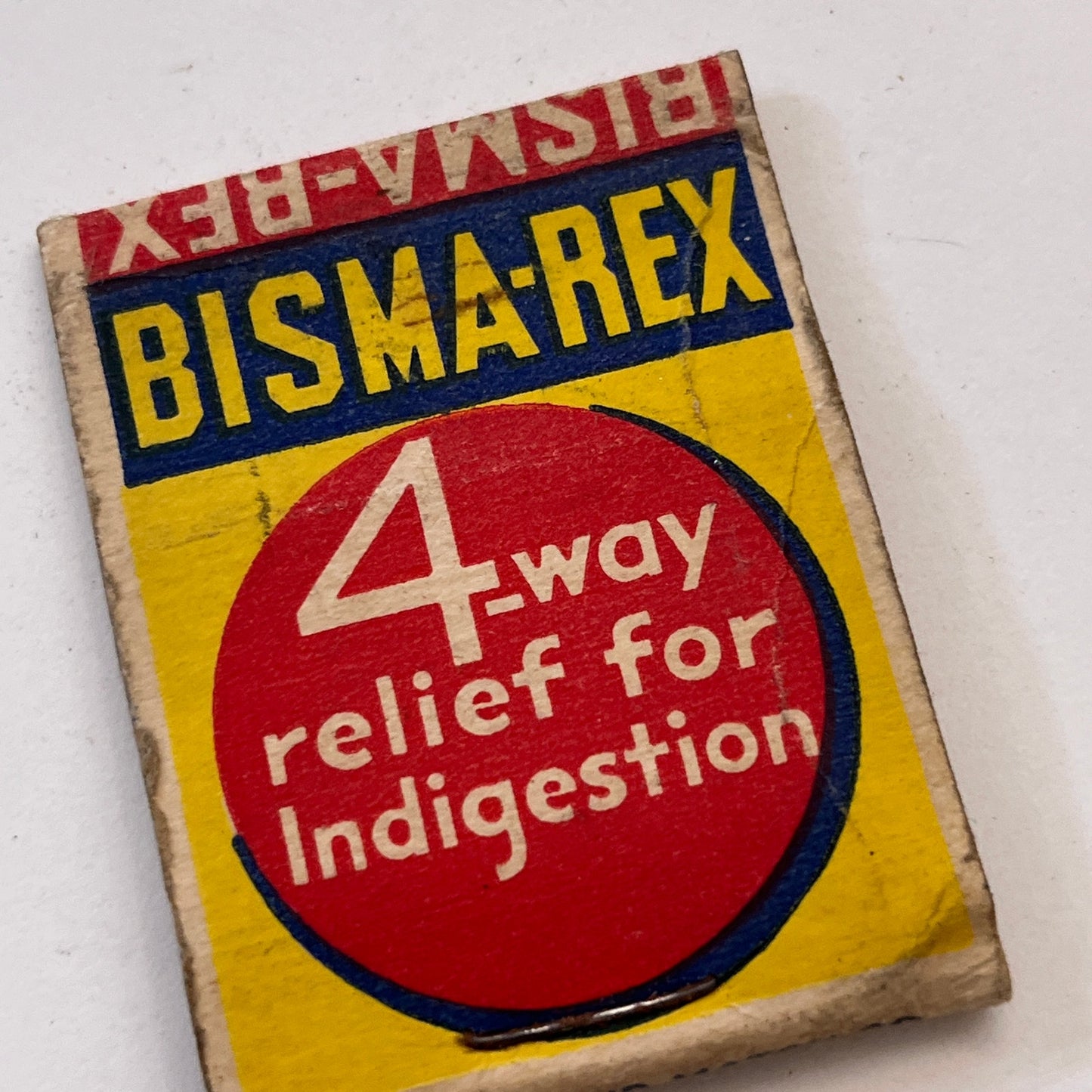 S.L. White Co Bisma-Rex Houlton Maine Vintage Matchbook Cover TB8-MB3-9