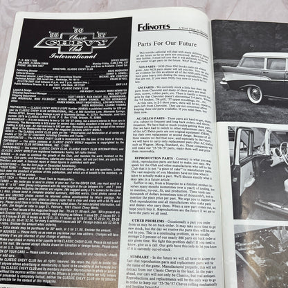 Augi Mautis Wagon - '55, '56, '57 Classic Chevy World Magazine - Aug 1981 M29