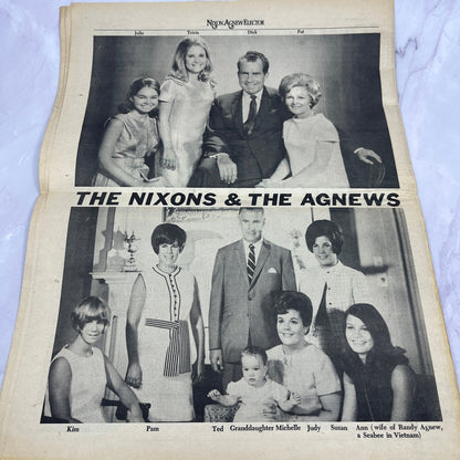 1968 Nixon Agnew Elector Newspaper No. 2 Nixon Campaign V14-5