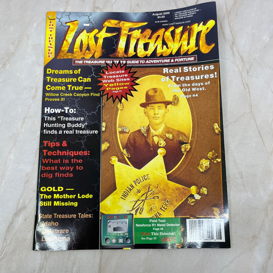 2000 August - Lost Treasure Magazine - Treasure Hunting Gold Prospecting M14