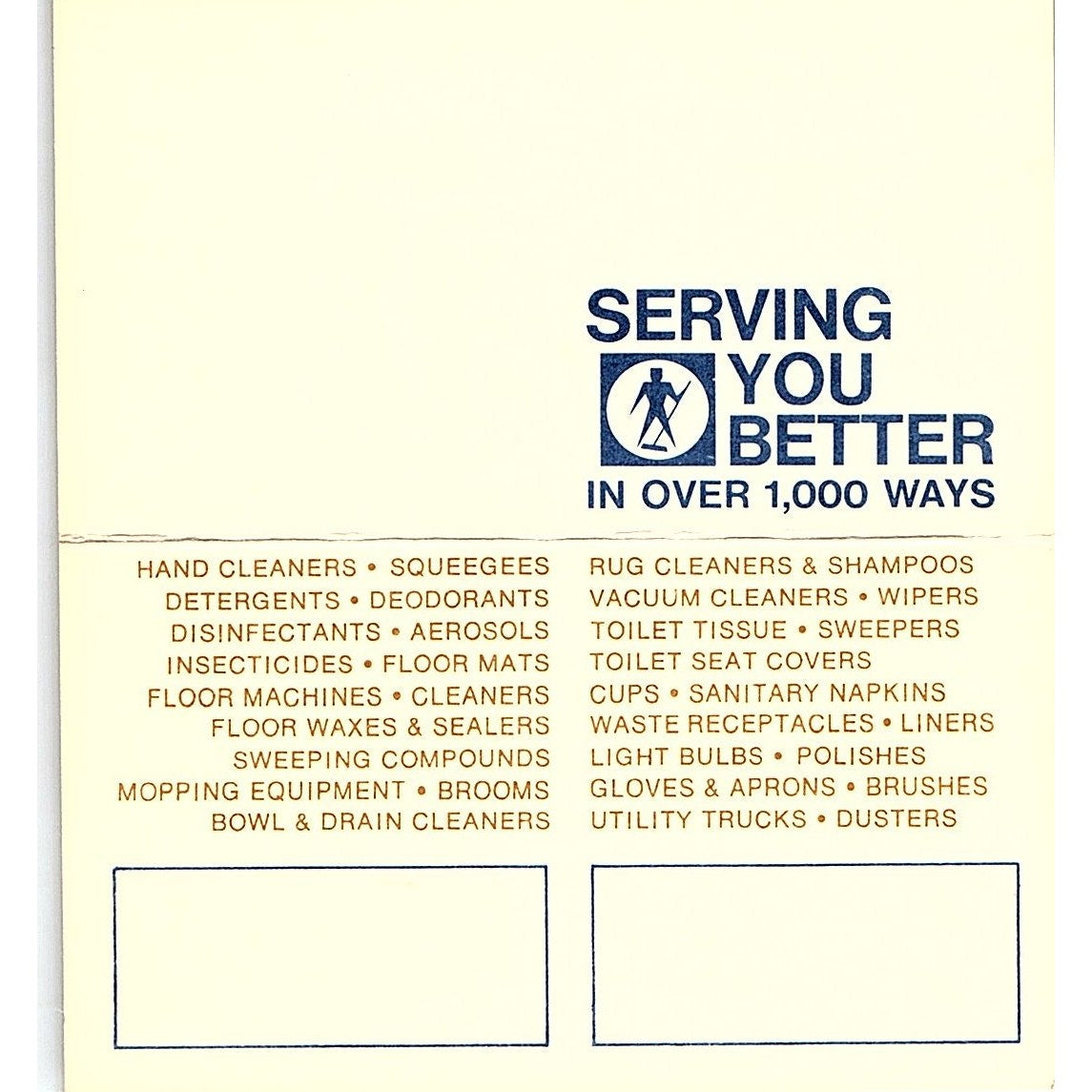 National Sanitary Supply Co. Edward S. Skinner Gardena CA Business Card SB4-B1