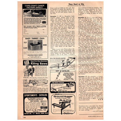 Remington Nylon 66 Jim Catfish Hunter 1977 Ad D25