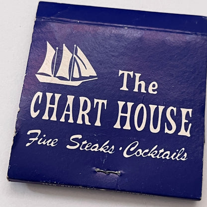 The Chart House Restaurant Fine Steaks Vintage Matchbook Cover TB8-MB-10