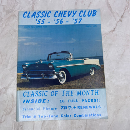 Two-Tone Combinations - '55, '56, '57 Classic Chevy World Magazine Mar 1976 M29