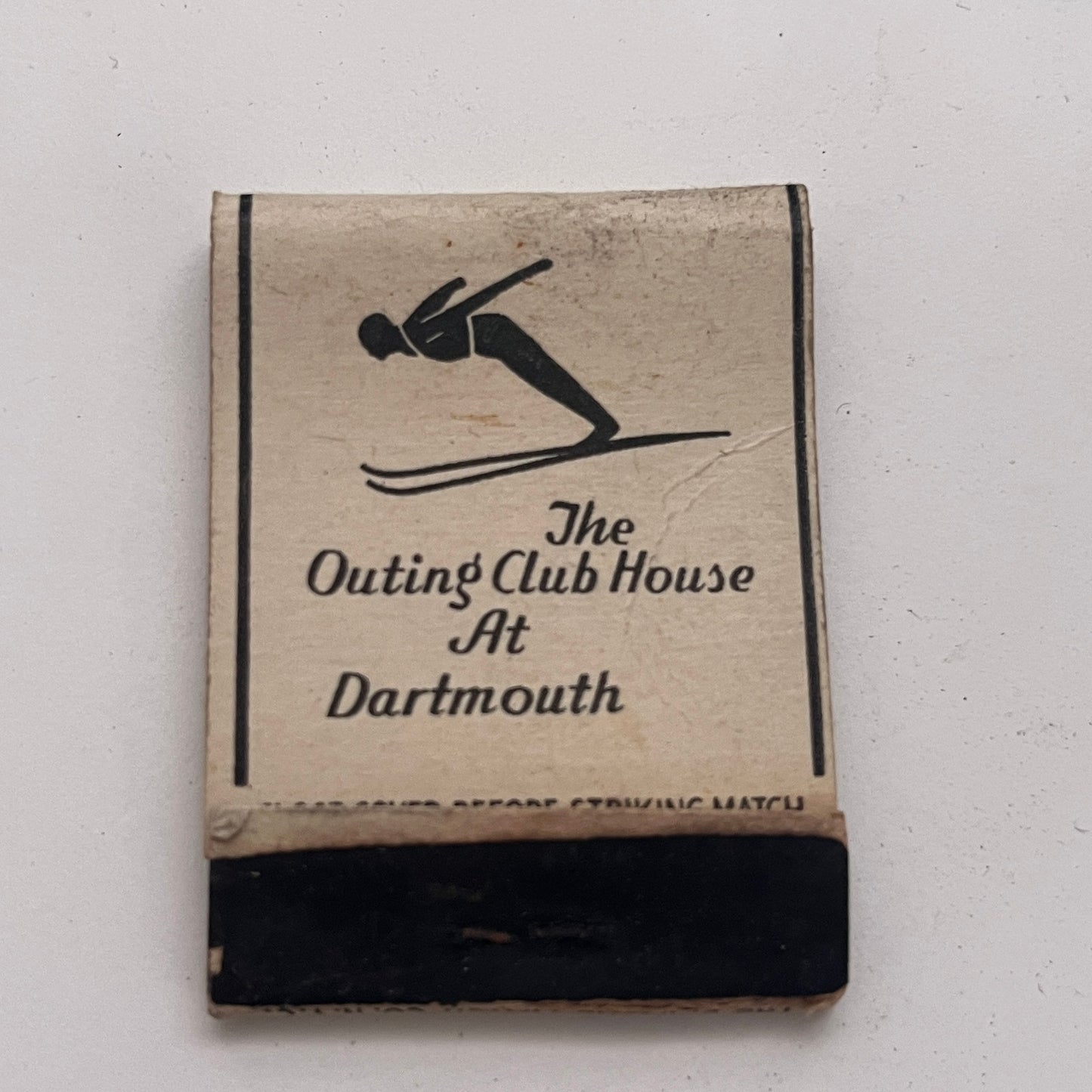 The Outing Club House at Dartmouth Vintage Matchbook Cover TB8-MB-2