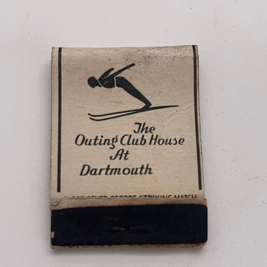The Outing Club House at Dartmouth Vintage Matchbook Cover TB8-MB-2