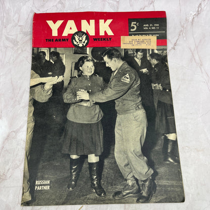 WWII Yank The Army Weekly Magazine, Aug 31, 1945, Vol. 4, No. 11 TK3