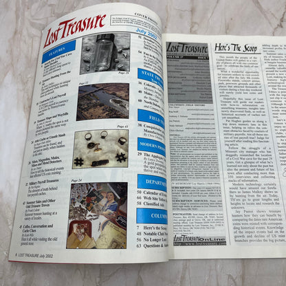 2002 July - Lost Treasure Magazine - Treasure Hunting Gold Prospecting M14