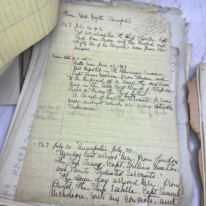 c1920-40s Huge Genealogy Lot of Documents Baltimore Maryland Area TA9