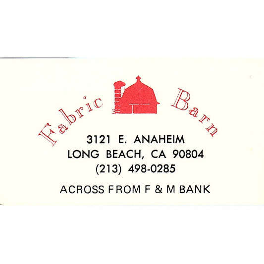 Copied - The Home Silk Shop North Long Beach CA Vintage Business Card SB4-B11