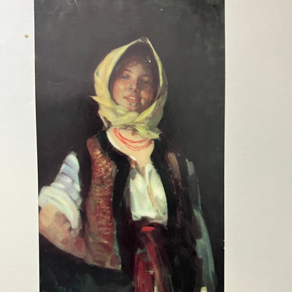 The Merry Peasant Nicolae Grigorescu Vintage Art Print 9x11 V5