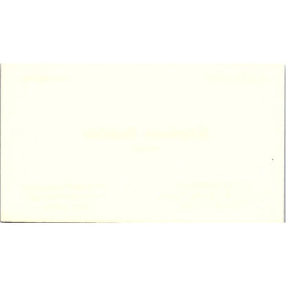 Stephanie Nadolski Artist Houston TX Vintage Business Card SE3-B10