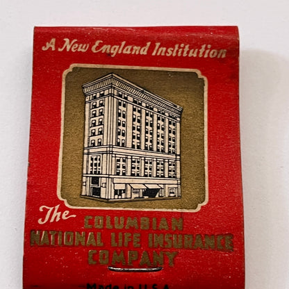 Douglas Lawson Inc Columbian National Life Vintage Matchbook Cover TB8-MB3-2