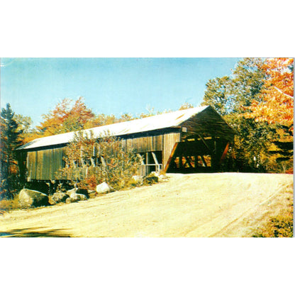 Albany Bridge Swift River New Hampshire Covered Bridge Postcard PC3