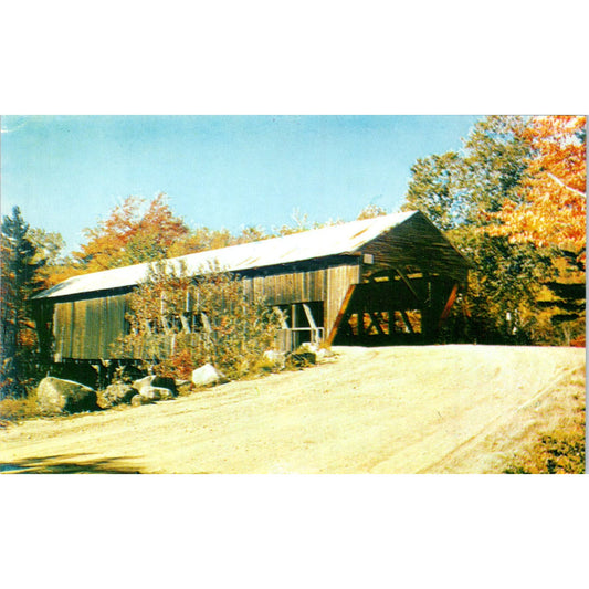 Albany Bridge Swift River New Hampshire Covered Bridge Postcard PC3
