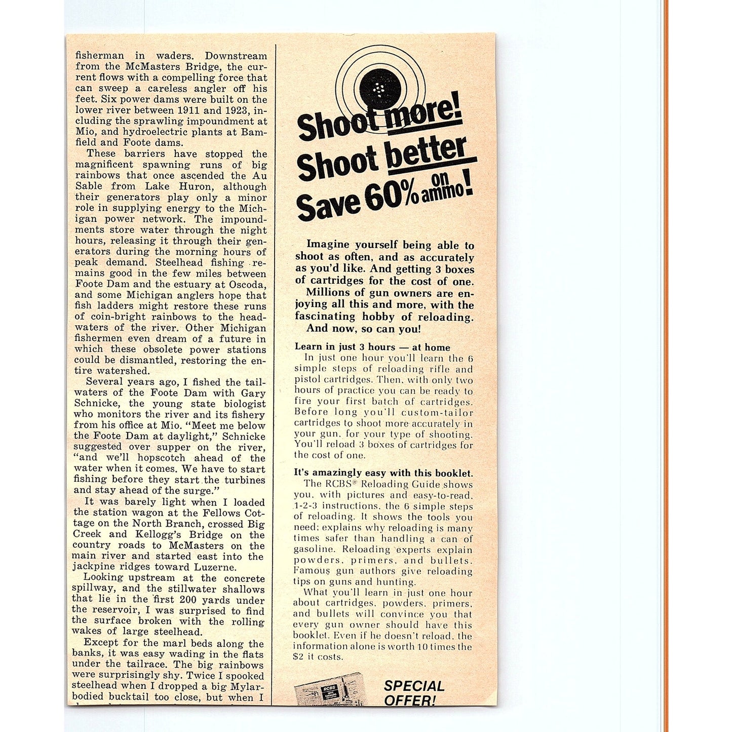 Ryobi AX-123 Fishing Reel 1977 Ad AF6-5