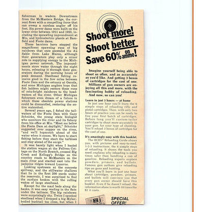 Ryobi AX-123 Fishing Reel 1977 Ad AF6-5