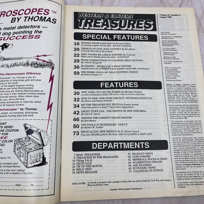 1988 August - Western & Eastern Treasures Magazine - Treasure Hunting Gold M11