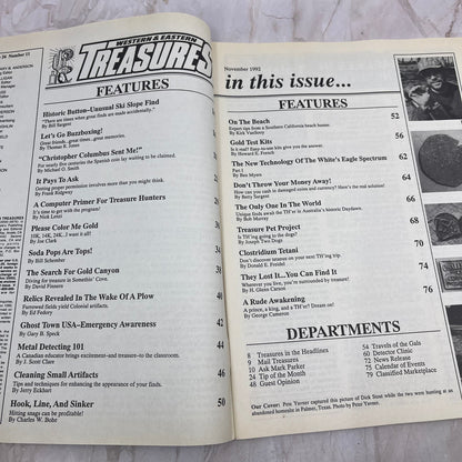 1992 Nov - Western & Eastern Treasures Magazine - Treasure Hunting Gold M12