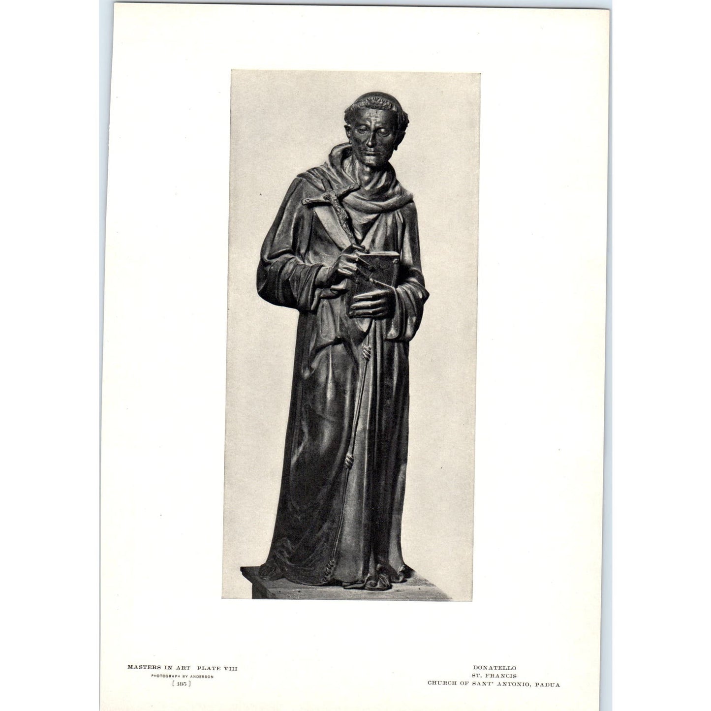 St. Francis - Donatello c1905 Art Print D15