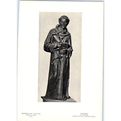 St. Francis - Donatello c1905 Art Print D15