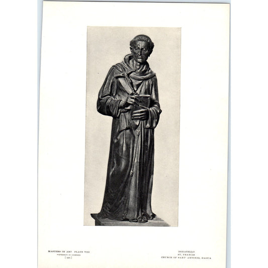 St. Francis - Donatello c1905 Art Print D15