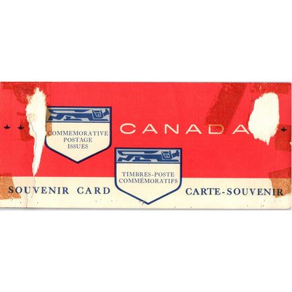 1962 Canada Commemorative Postage Issues Souvenir Card AE2