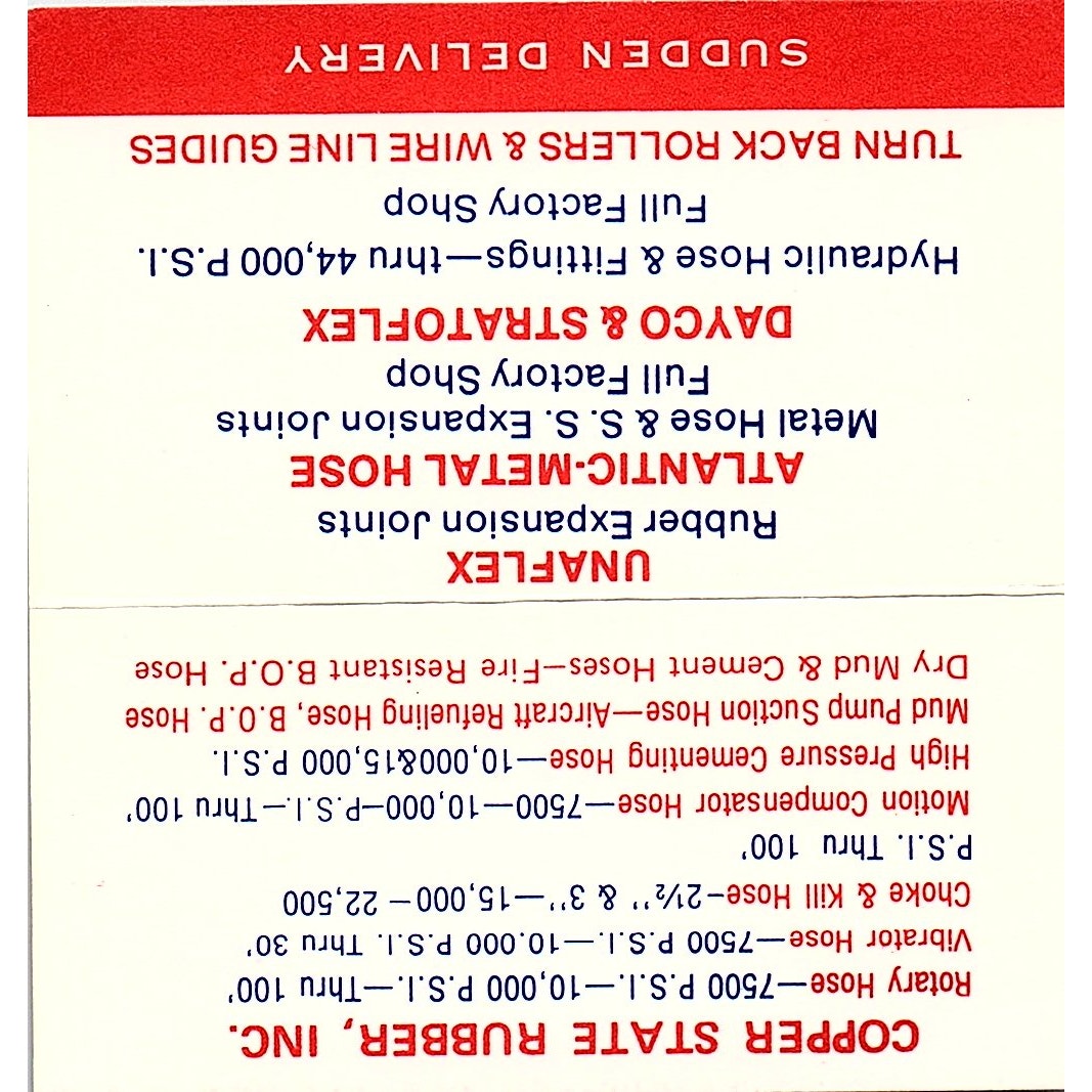 Specialties Company Products John Collier Houston TX Business Card SSB4-B13