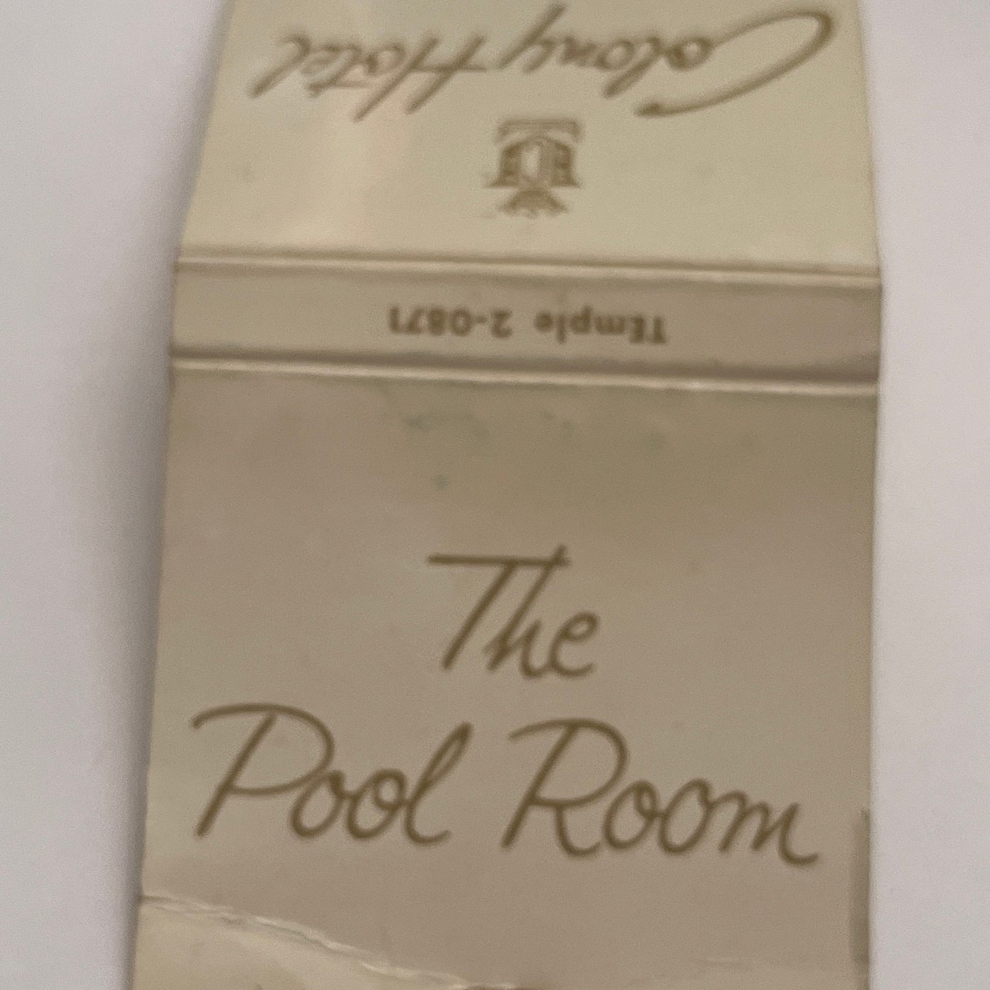 The Pool Room Colony Hotel Palm Beach FL Vintage Matchbook Cover TB8-MB-4