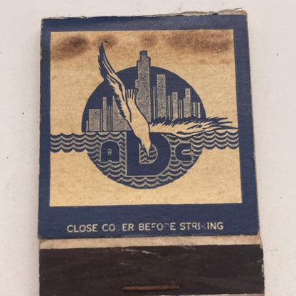 Downtown Athletic Club New York Vintage Matchbook Cover TB8-MB2-7