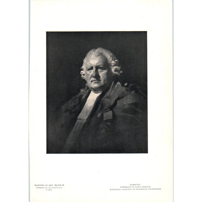 Portrait of Lord Newton - Raeburn c1905 Art Print D16