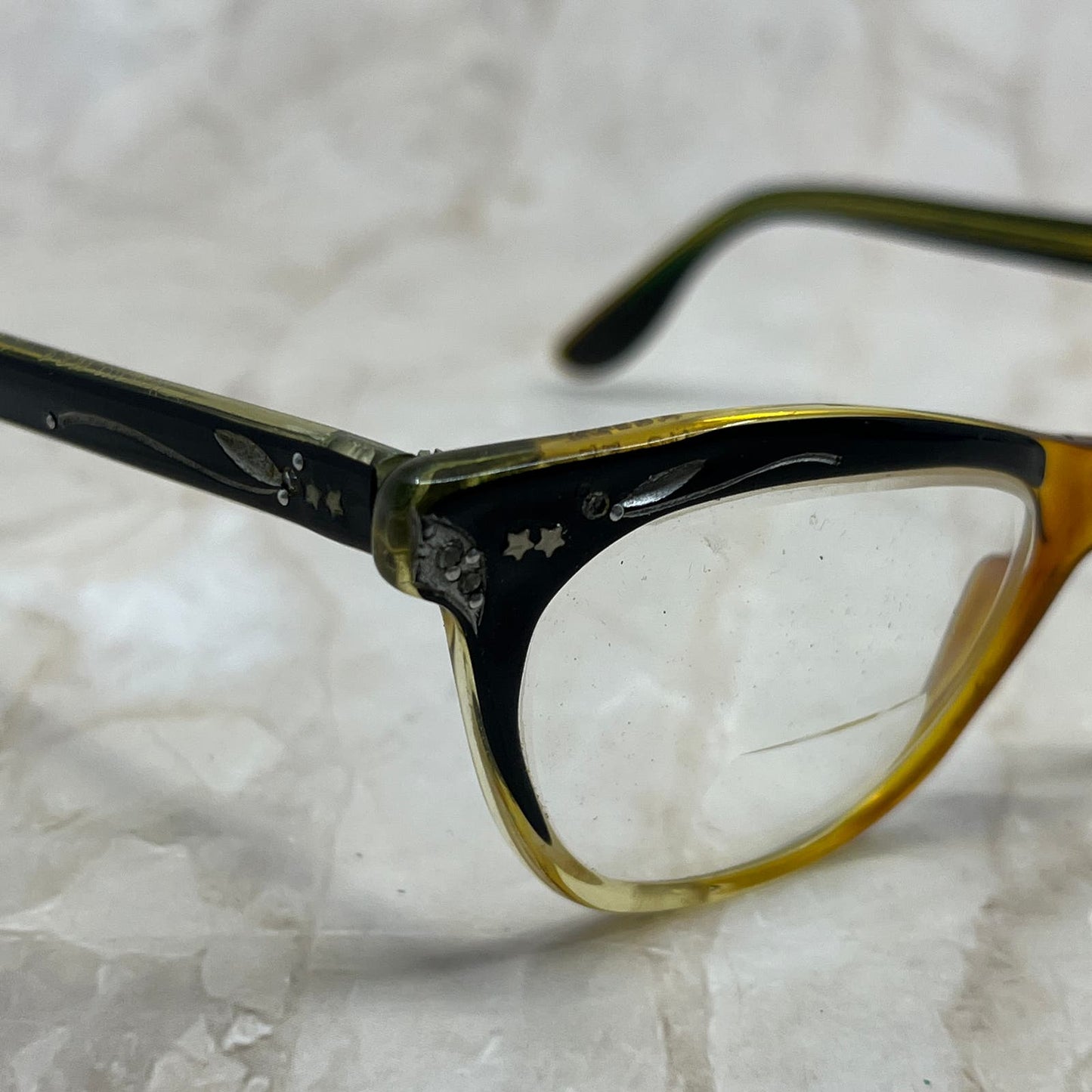 Swan USA 5 3/4 Cat Eye Acrylic Acrylic Sunglasses Eyeglasses Frames TE9-G3-3