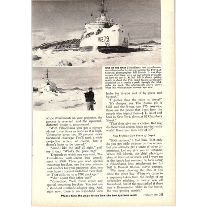 Wide-Screen Movies Come To The Home Herbert O Johansen 2-Page 1955 Article AG1-4