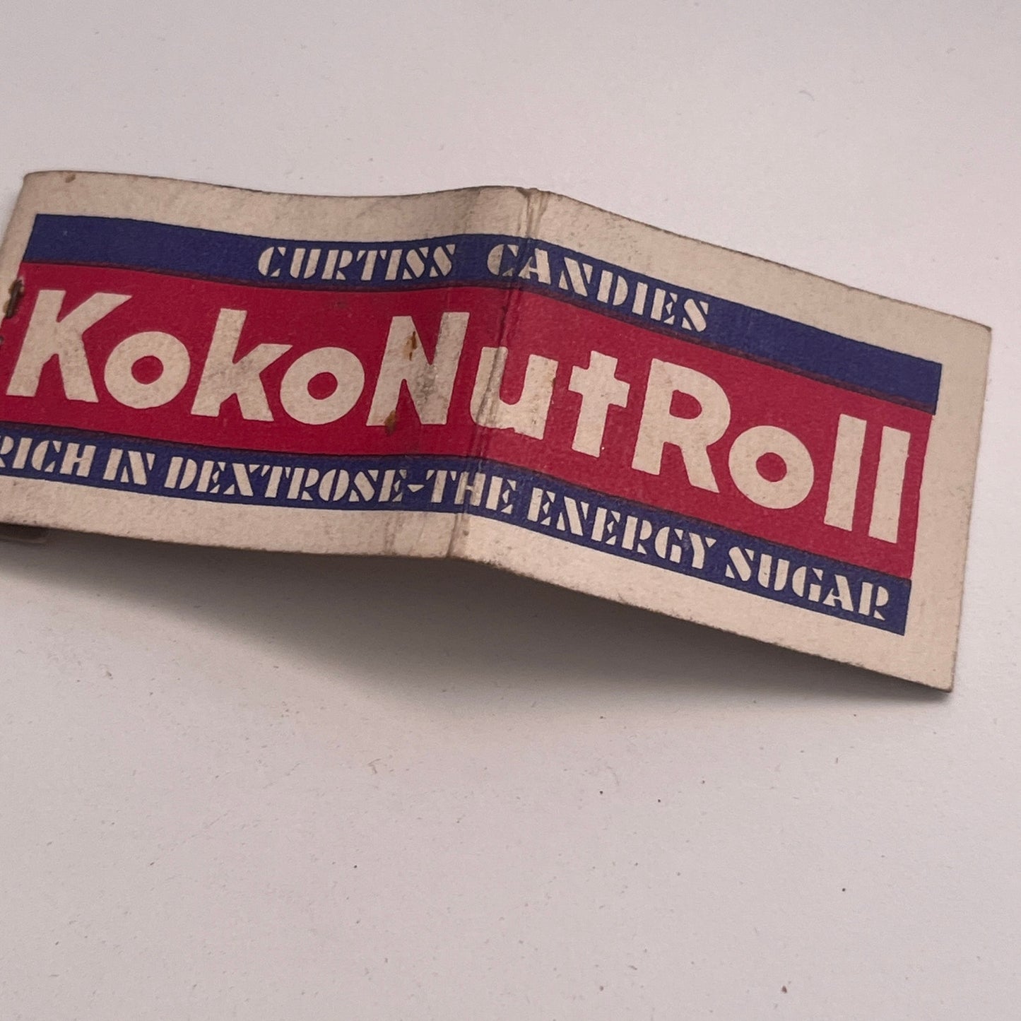 Curtiss Candies Koko Nut Roll Kokonutroll Vintage Matchbook Cover TB8-MB2-8