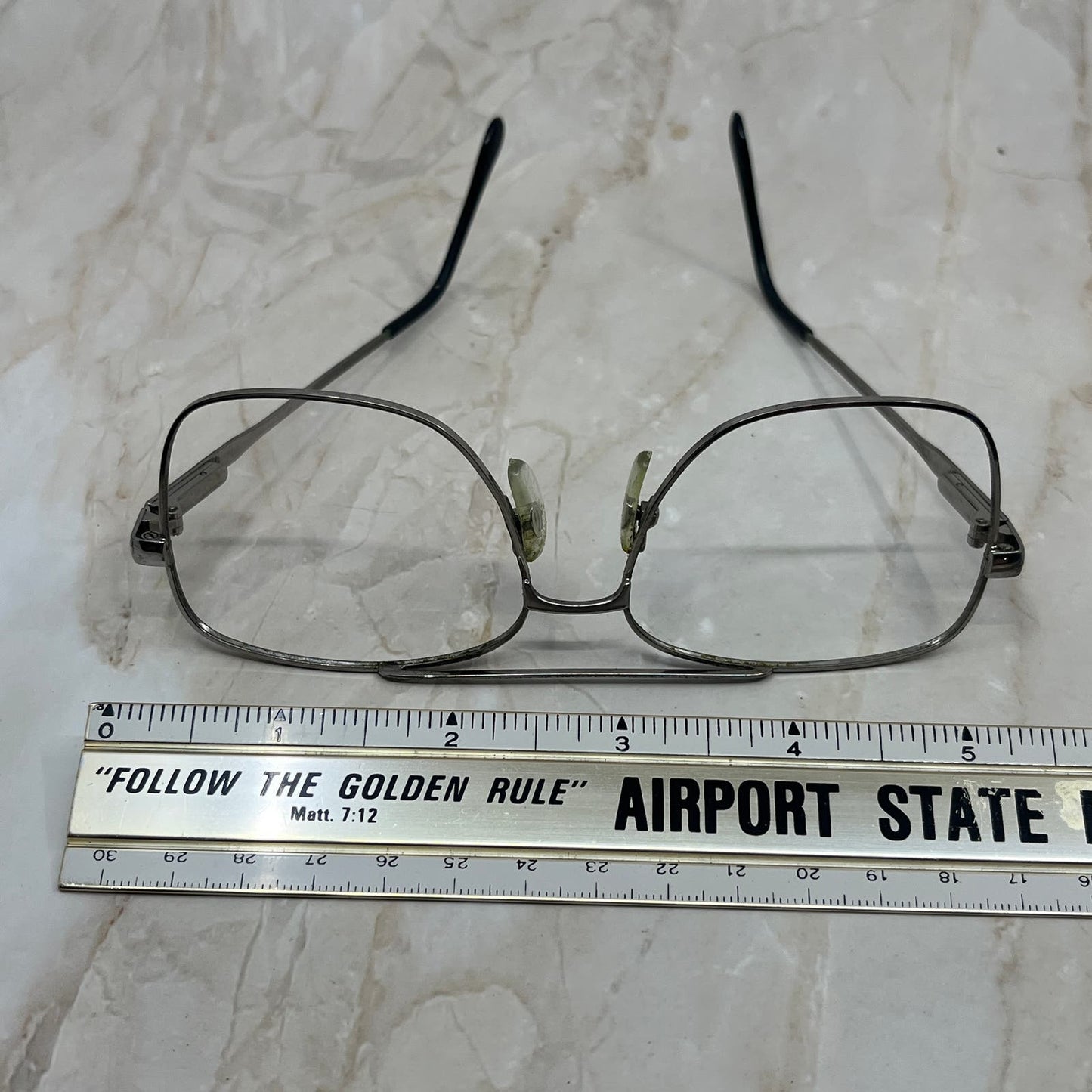 Retro Men’s Silver Tone Aviator Sunglasses Eyeglasses Frames TD7-G5-3